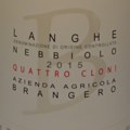 Nebbiolo dAlba Quattro Cloni 2015 Brangero